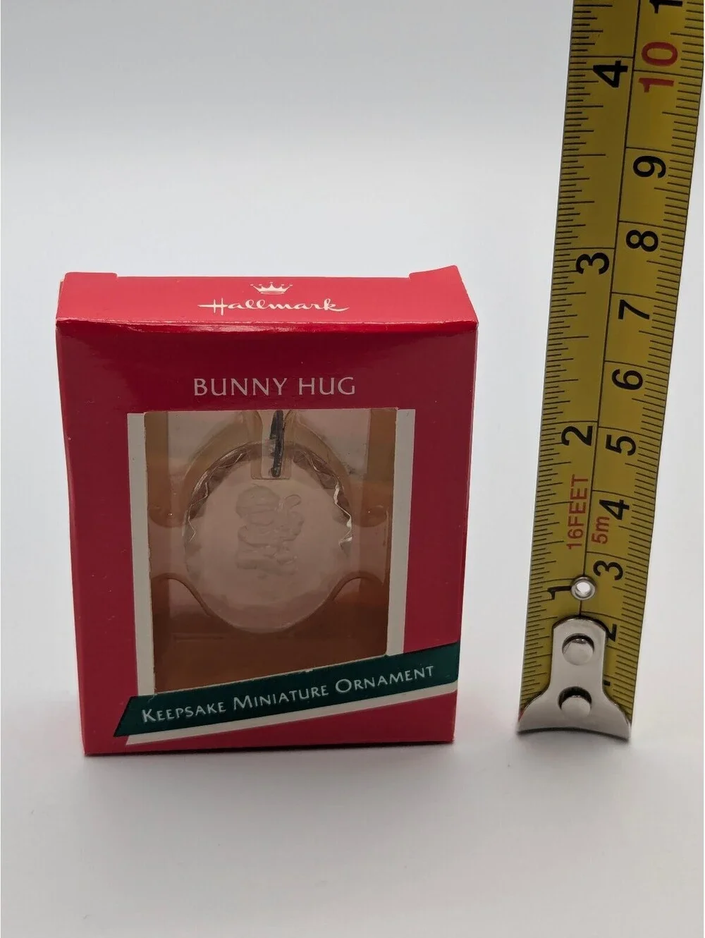 Hallmark Keepsake Bunny Hug Miniature Ornament 1989, New in Box